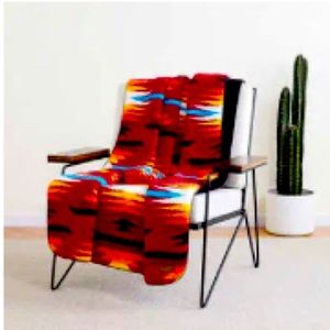 Brand new Pendleton Sherpa Fleece Throw, Short Sands Red, Red